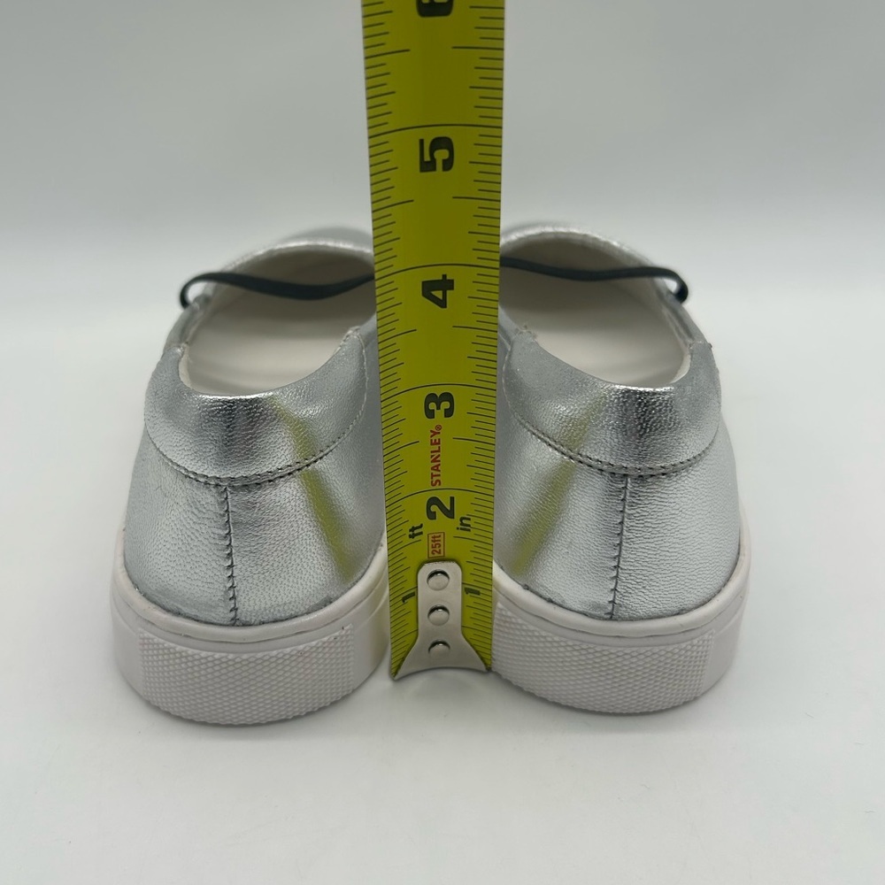 Seychelles Metallic Silver Loafers - Picture 7 of 11